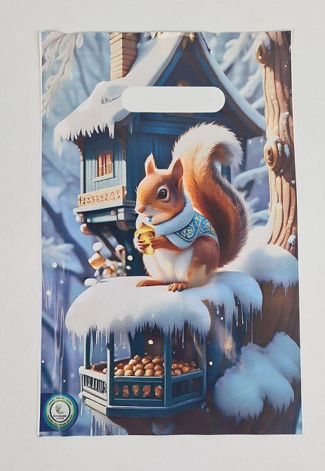 Пакеты с вырубной ручкой (20*30) Н Год 