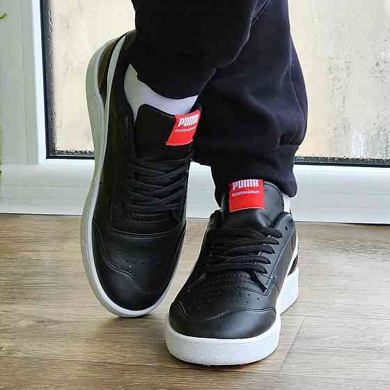 Кросівки Чоловічі Puma Чорні Шкіряні Пума (розміри: 40,41,42) Дніпро