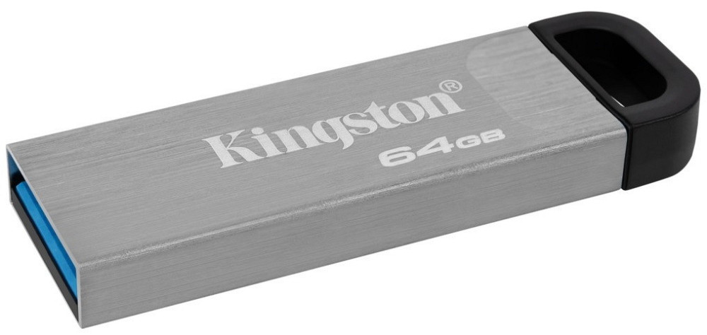 Flash Drives Kingston DataTraveler Kyson 64GB USB 3.2 (DTKN/64GB) Silver/Black (6622888) Київ - фото 2
