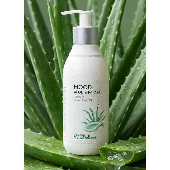Гель для интимной гигиены Алоэ Папая Mood ALOE & PAPAYA White Mandarin 280 мл Киев