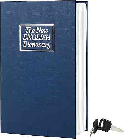 Книга сейф Английский словарь 18 см (Синий) Винница