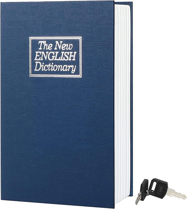 Книга сейф Английский словарь 18 см (Синий) Вінниця - фото 4