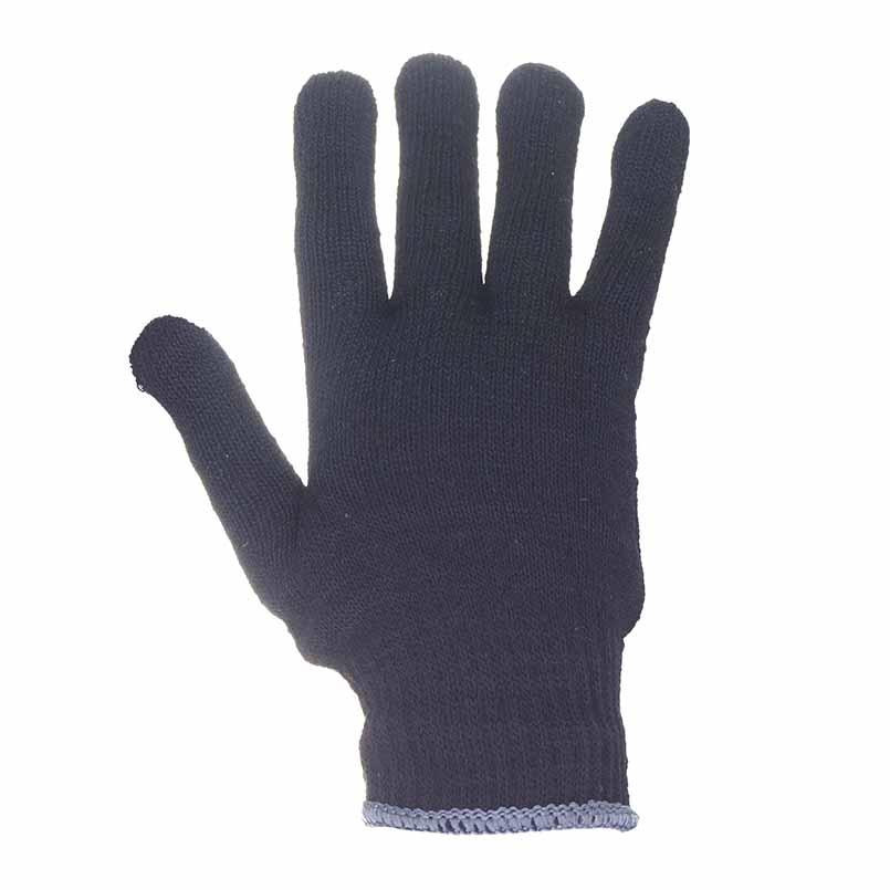 Трикотажные перчатки с ПВХ точкой р10 Лайт (черные) КРАТНО 12 парам GRAD (9442755) Ровно - изображение 3