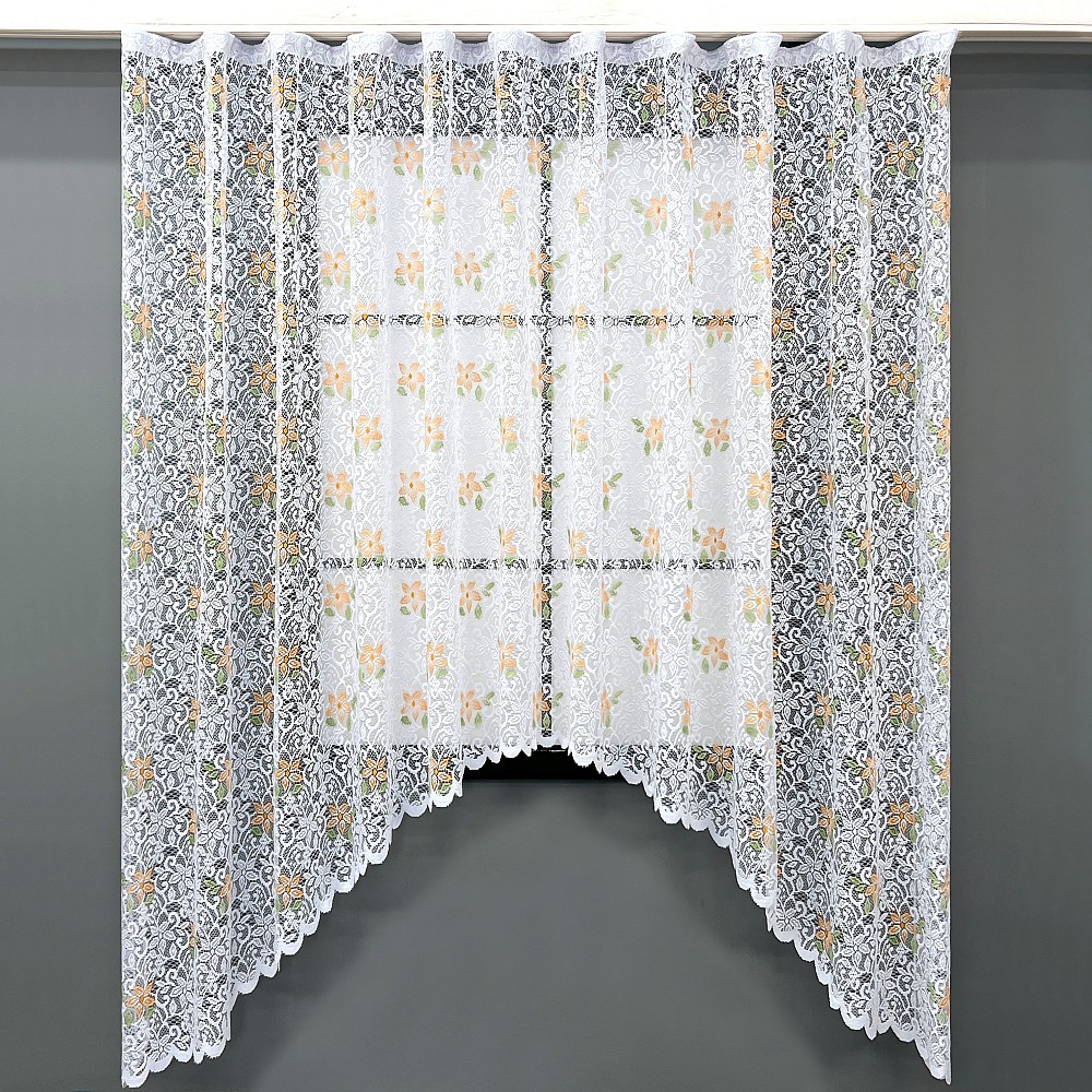 Кухонная арка VR-Textil № 000к жаккард белый 300х195 см (51-256) Киев - изображение 1