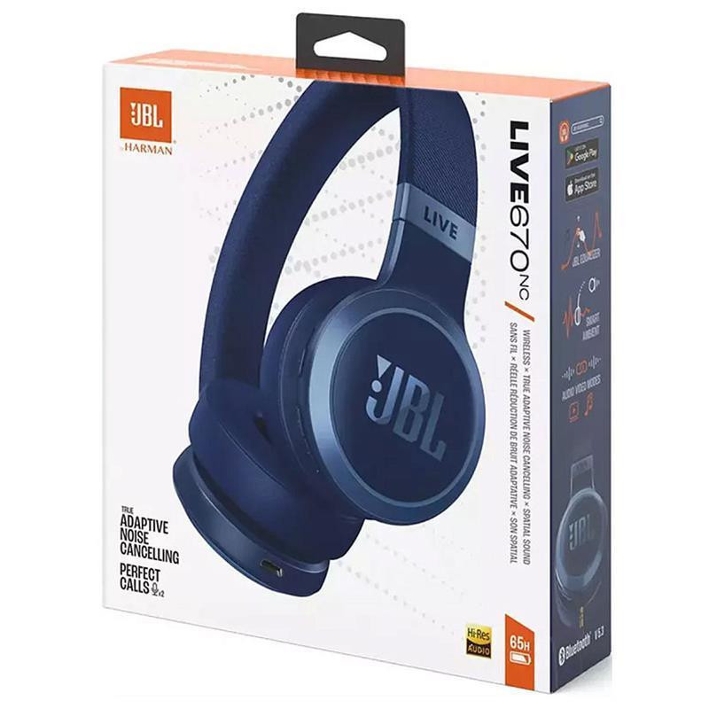 Bluetooth-гарнітура JBL Live 670NC Blue (JBLLIVE670NCBLU) ( Синій ) Харків - фото 8