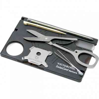 Мультитул Victorinox SwissCard NailCare Transparent Black (0.7240.T3) Винница