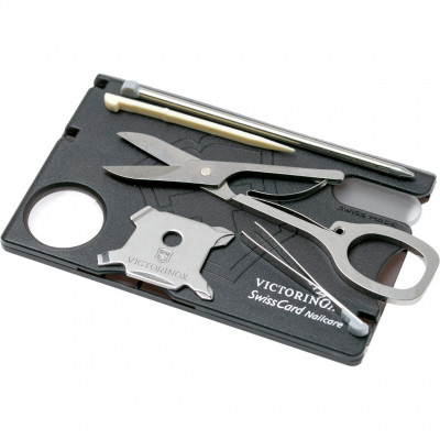 Мультитул Victorinox SwissCard NailCare Transparent Black (0.7240.T3) Винница - изображение 2