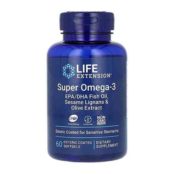 Супер Омега-3 Life Extension Super Omega-3 60 softgels Киев