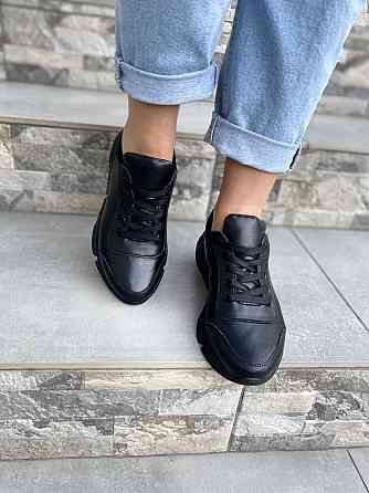 VLADEKS Кросівки жіночі VLADEKS 1074/1 чорні (весна-осінь, шкіра натуральна) (4125) Коломыя