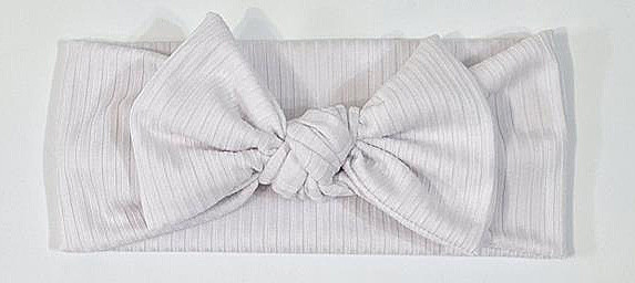 Пов'язка для волосся з бантом біла Київ - фото 1
