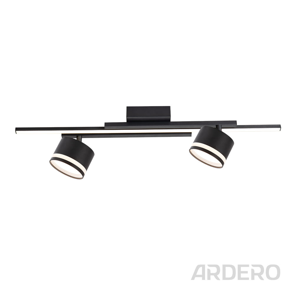 Накладний світильник Ardero ML440-2 10Вт 4000K 2xGX53 чорний Харьков - изображение 1