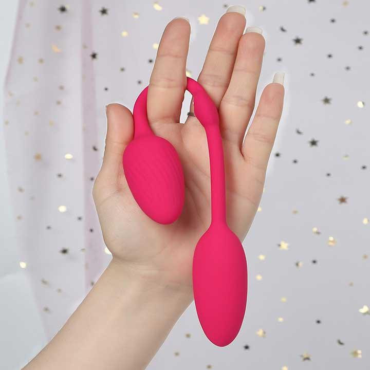 Двойной гибкий анально-вагинальный вибратор Pretty Love Double Egg Винница - изображение 4