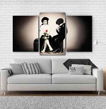 Модульная картина Дети 2  (53x100см)  Art-66_3 Киев