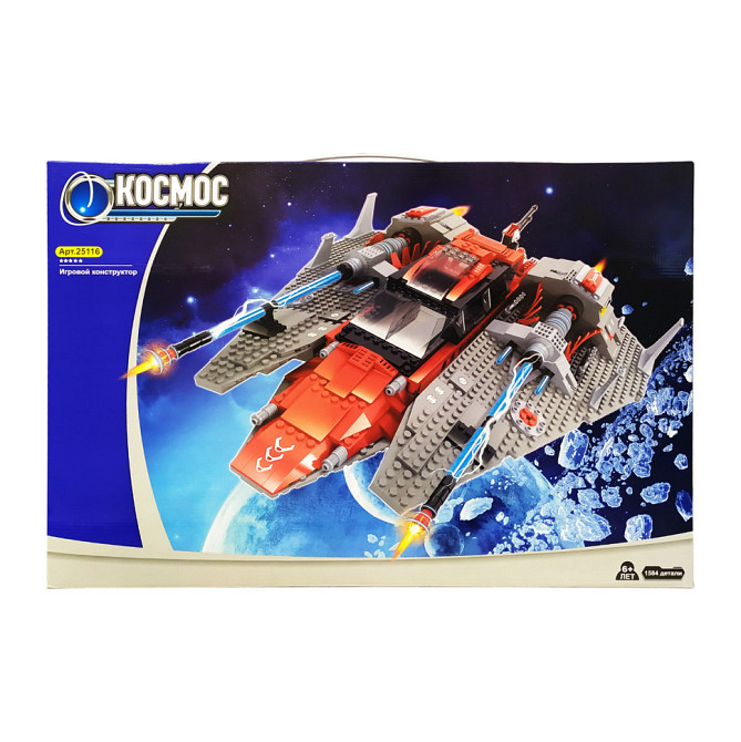 Дитячий конструктор "Космоліт" Keedo 25116, 1584 елемента Вінниця - фото 2