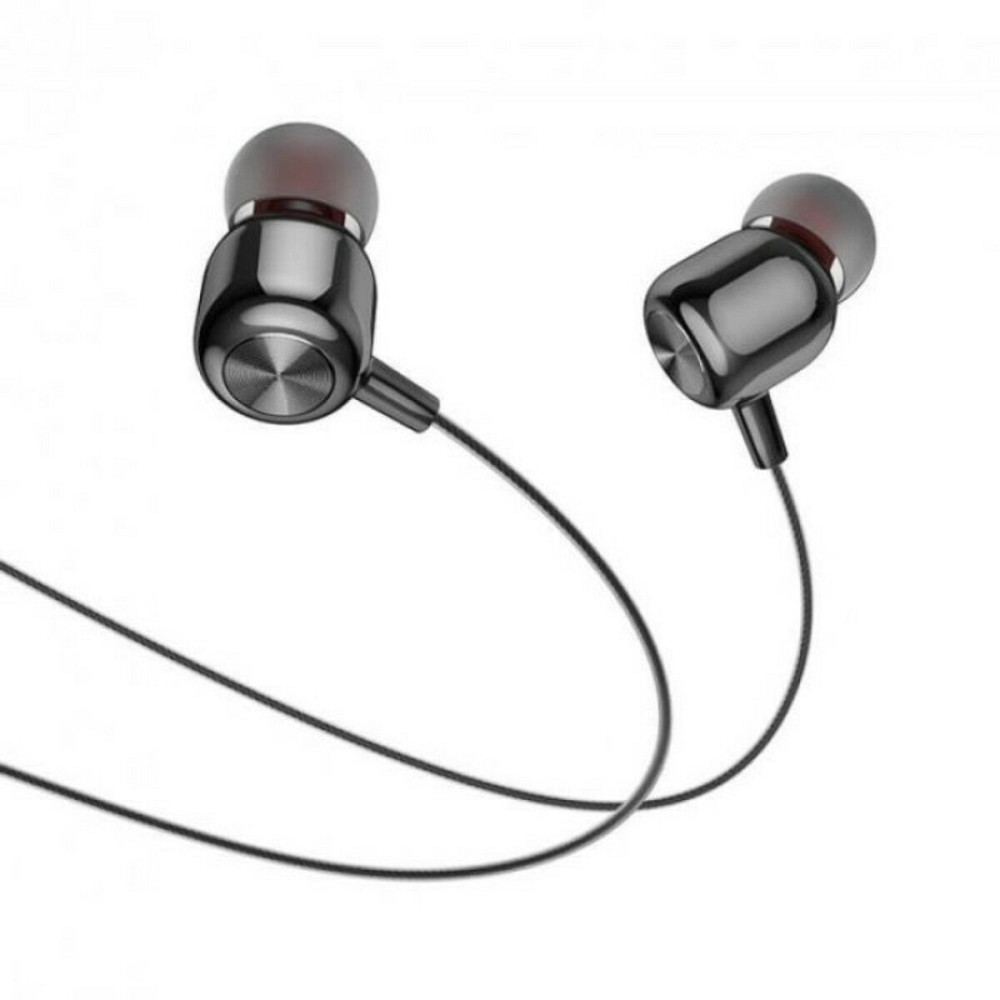 Навушники HOCO M87 String wired earphones with with microphone Gloomy Black Київ - фото 3
