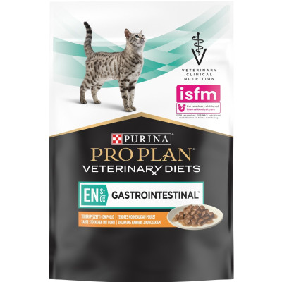 Влажный корм для кошек Purina Pro Plan Veterinary Diets EN Gastrointestinal При болезнях желудочно-кишечного тракта С курицей 10 x 85 г (8445290093561 Винница - изображение 8