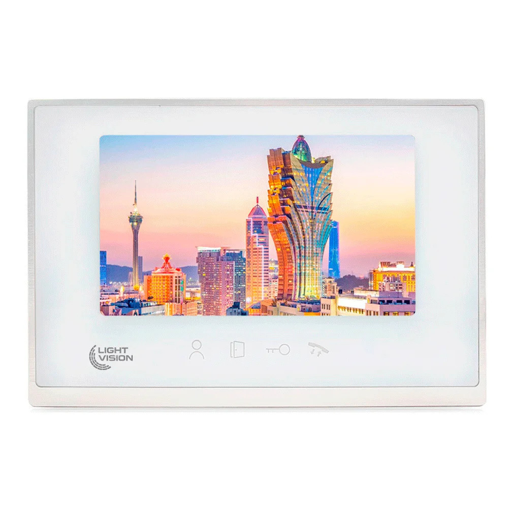 Відеодомофон 7” WiFi Light Vision MACAO FHD White (82-00204) Київ - фото 7