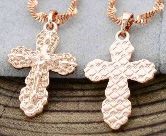 Крестик Xuping 70829, размер 30*17мм, позолота РО Киев