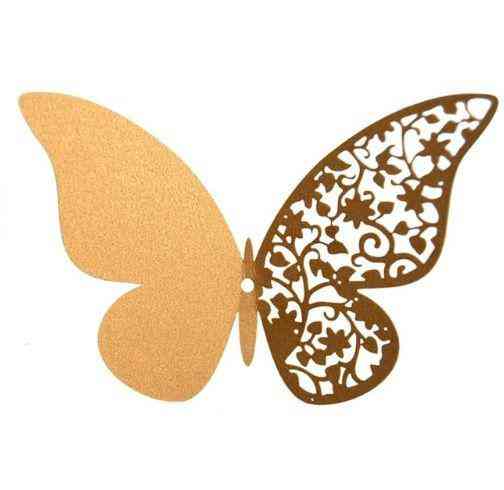 Набір золотих метеликів - 12шт. Київ