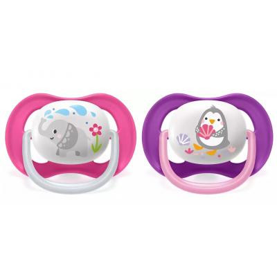 Пустышка Philips AVENT Ultra Air Animal для девочек 6-18 мес (SCF080/08) Винница - изображение 1