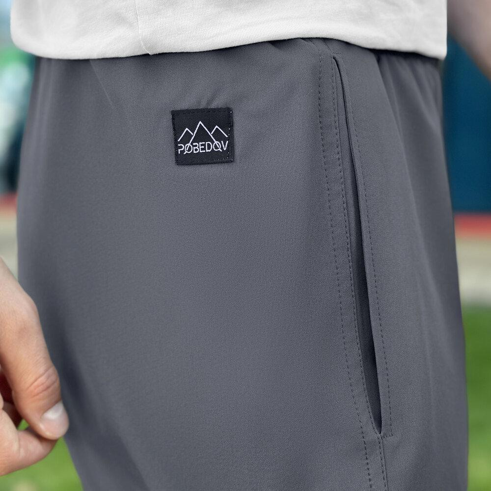 Плавательные шорты мужские темно-серые Pobedov Vocation Dark Gray Киев - изображение 8