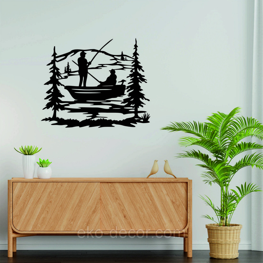 Декоративне настінне Панно «Рибалка», Декор на стіну Київ - фото 5