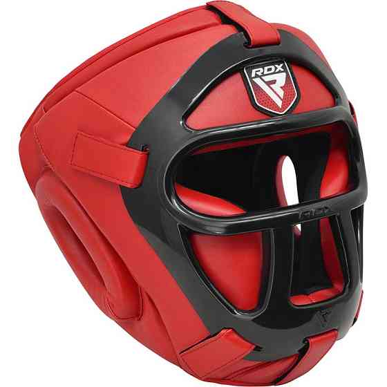Боксерський шолом тренувальний RDX Guard Red L Каменское