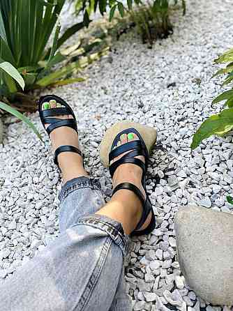 Rosta Босоніжки жіночі ROSTA 1044 чорні (літо, шкіра натуральна) (5142) Коломыя