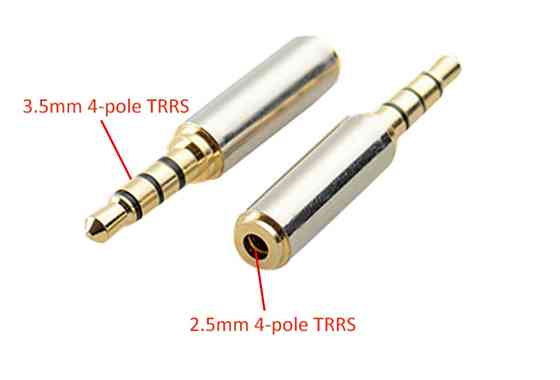 Перехідник micro jack 2.5mm Male to mini jack 3.5 мм Female для навушників із підтримкою мікрофона Луцк