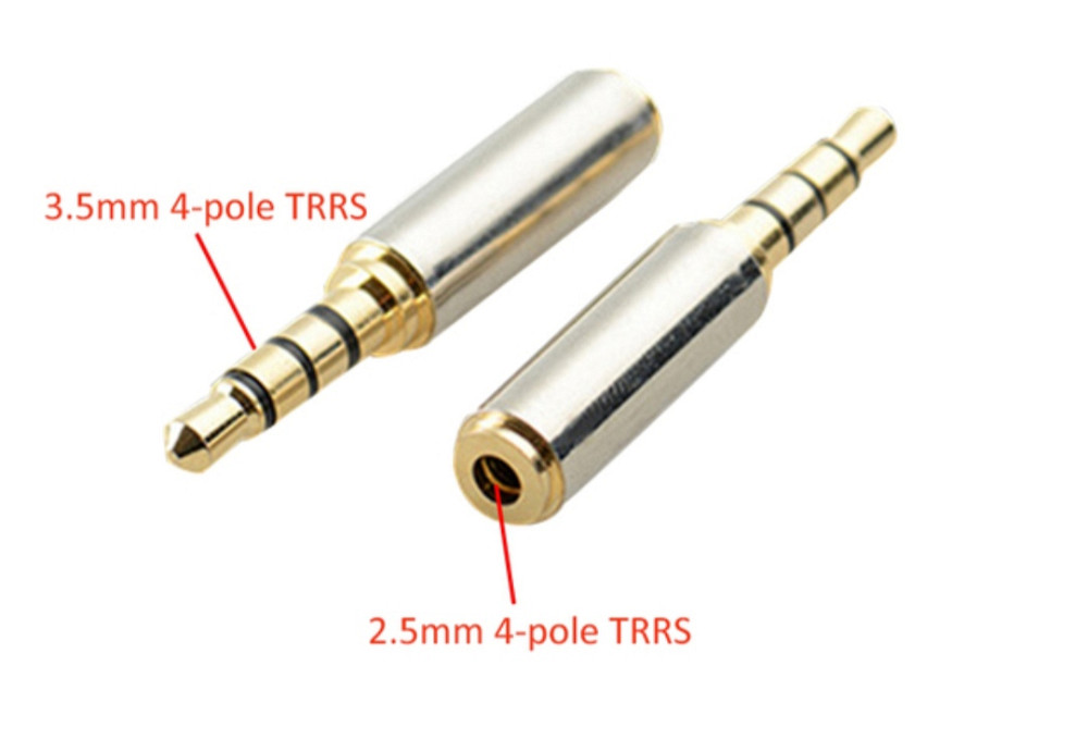 Перехідник micro jack 2.5mm Male to mini jack 3.5 мм Female для навушників із підтримкою мікрофона Луцк - изображение 1