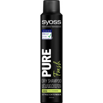 Сухий шампунь Syoss Pure Fresh 200 мл (9000101231502) Вінниця - фото 1