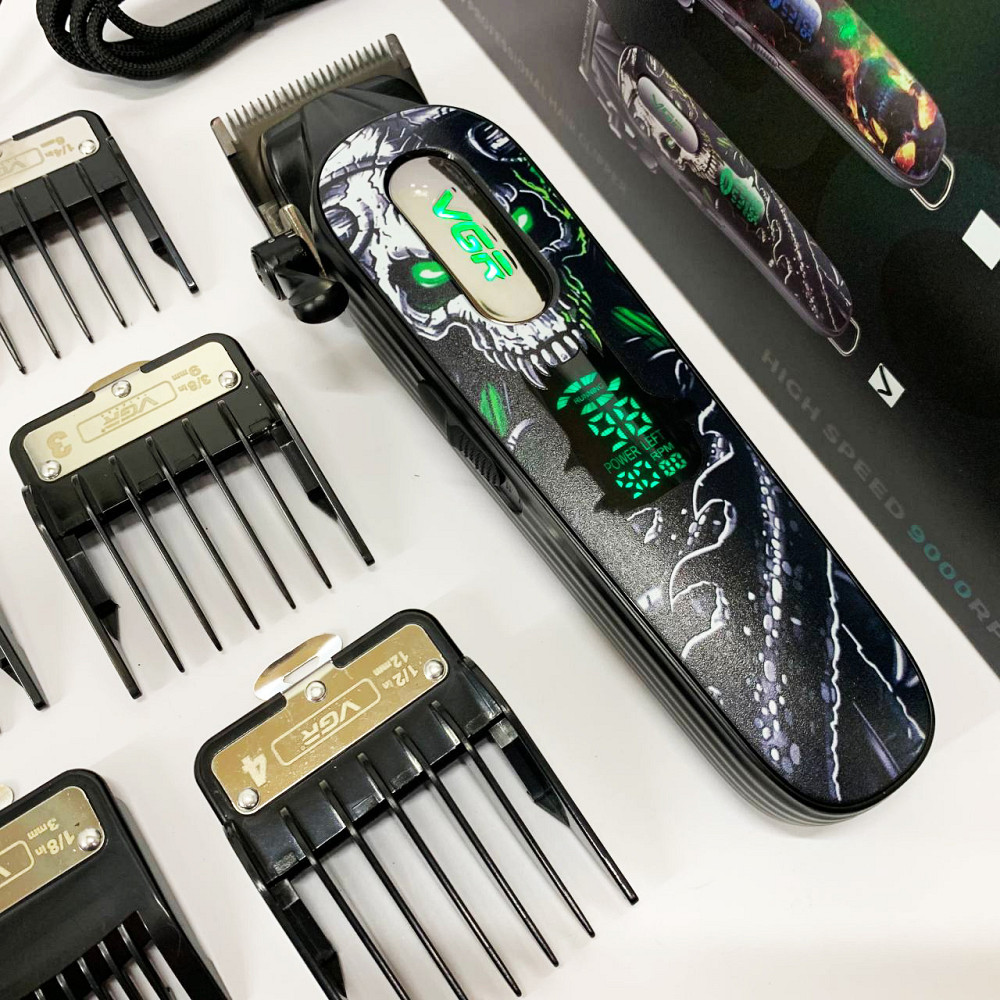 Электрическая машинка триммер для волос и бороды VGR V-279, Электрическая машинка для стрижки бытовая LA-78 Львов - изображение 18