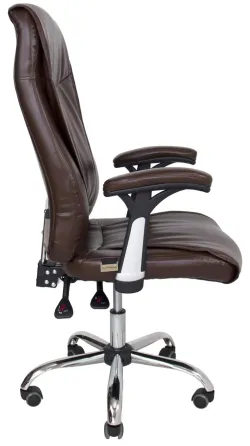 Офісне Крісло Керівника Richman Alvaro Хром М2 AnyFix Коричневий Київ