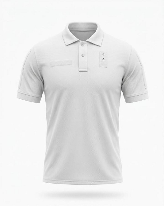 Тактична футболка поло PATRIOT біла ВТ6322 Одеса - фото 6