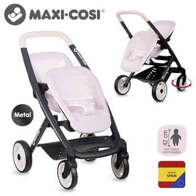 Коляска для кукол Smoby для двойни Maxi-Cosi Розовый жемчуг, 54 х 38, 5 х 64 см, 3+ (7600253221) Винница - изображение 7