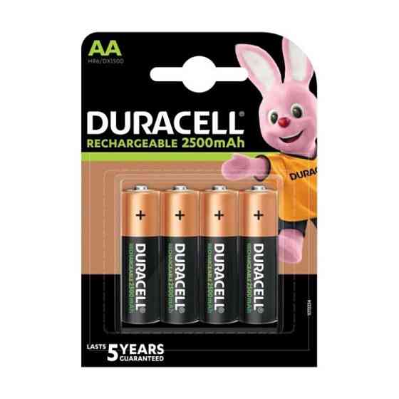 Акумулятор Duracell HR6 2500mAh (4шт) Киев