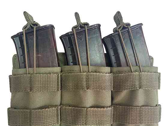 Подсумок для АК на три магазина Novator PAK-1 Khaki (Oxford) Киев