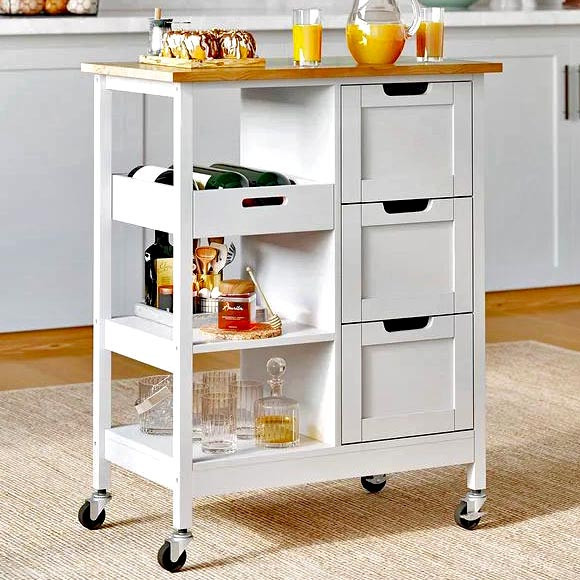 Стіл-візок "Нокрос" зефір-охра Миколаїв - фото 1