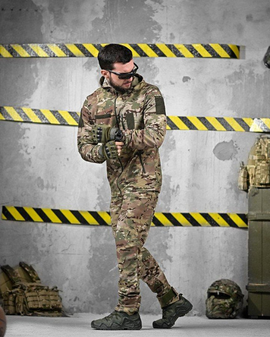 Летний эластичесный тактический костюм fragment 3в1 мультикам   ДЛ6476 Одесса - изображение 2