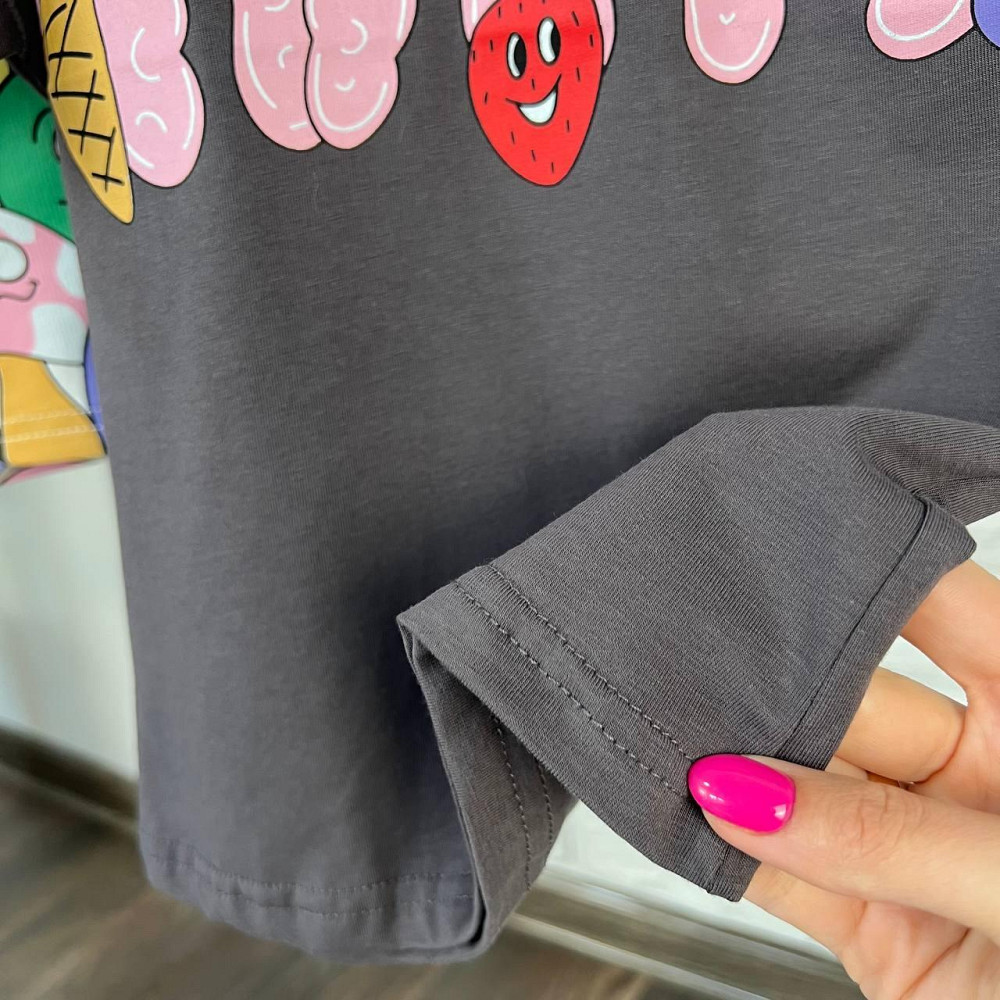 Дитячий Літній Костюм для Дівчинки Футболка та Велосипедки Туреччина 2-3 роки 92-98см Київ - фото 5