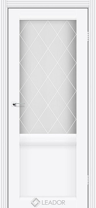 Двері LAURA Полотно, екошпон Білий мат. Київ - фото 1