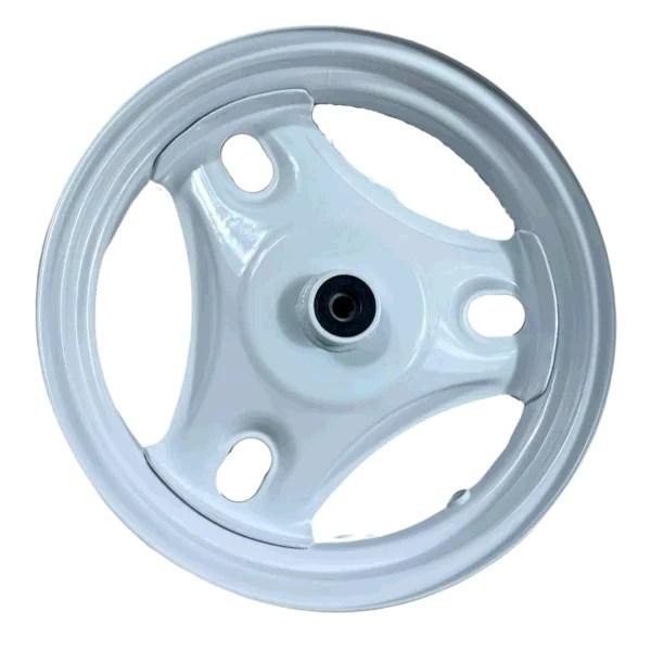 Диск колеса 2.15*10 (перед, барабан, метал) скутер Хонда Діо (з підшипниками) Мукачево - фото 1