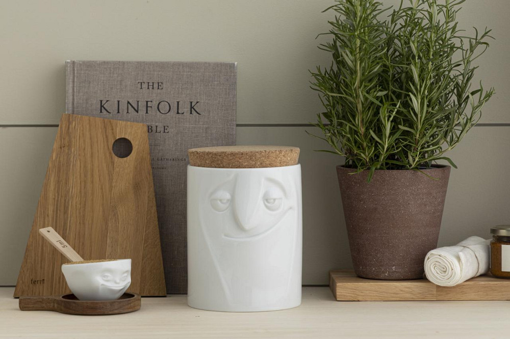 Банка для зберігання Tassen Хмари Charming 1700 мл порцеляна Білий Київ - фото 5