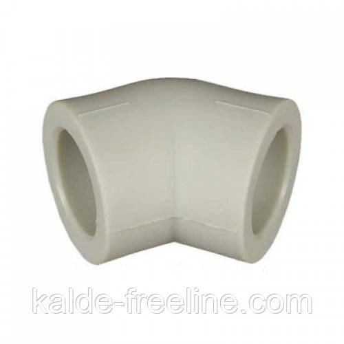 Поліпропіленове коліно (Кут) Kalde ∅ 63х45° Харків - фото 2