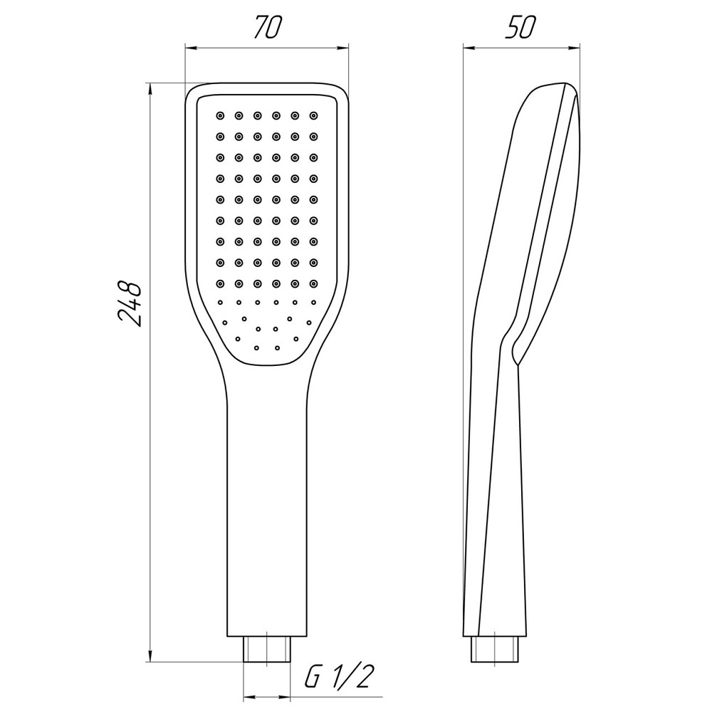 Лейка душевая TOPAZ TP-300-BL Киев - изображение 2