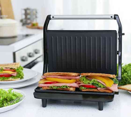 Бутербродниця Magio MG-364 сріблястий з чорним Харьков