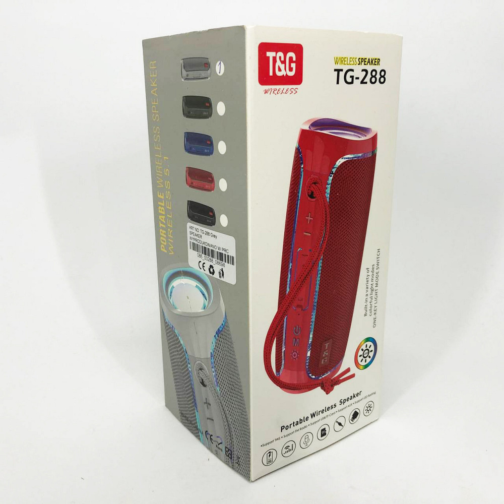 Колонка з ргб підсвічуванням TG288, Колонка на акумуляторі зі світломузикою Портативна блютуз JG-54 Львів - фото 11