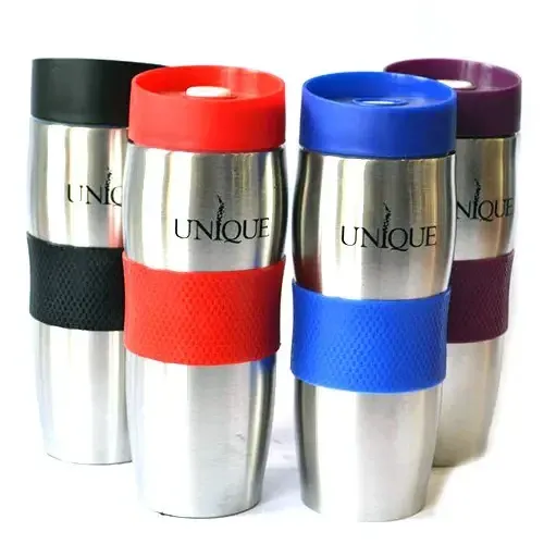 Термокухоль UNIQUE UN-1072 з нержавіючої сталі з індикатором температури, 380 мл, стильний дизайн Одеса - фото 5