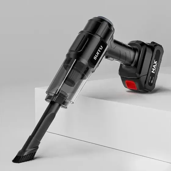 Пылесос автомобильный мощный беспроводной аккумуляторный, 4 насадок Коломыя