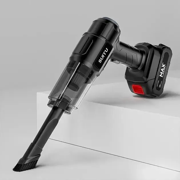 Пылесос автомобильный мощный беспроводной аккумуляторный, 4 насадок Коломыя - изображение 3